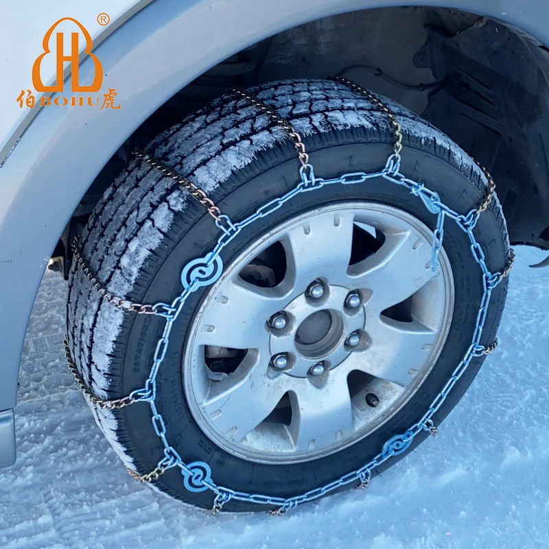 BOHU 2022 new product easy grip snow chain alloy steel snow tyre chain 11M snow chains