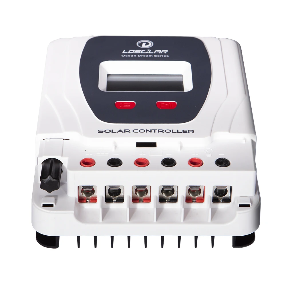 LD SOLAR Smart Solar Panel Controller Regulator 24v 12v Dc 10a 30a 50a 60a 20a Manual Pwm Solar Charger Controllers
