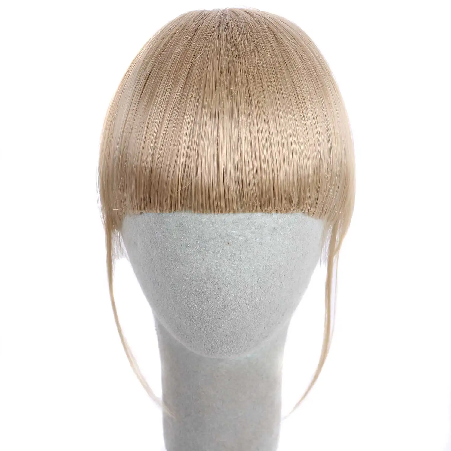 cheap Clip In On Synthetic Top Closure  synthetic Hair Fringe clip synthetic Hair Bangs woman Hairpieces