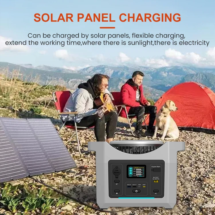 Esun 1200w Pure Sine Wave Power Station Dc 12v To Ac 2 Mini Electric Portable Power Generators For Camping