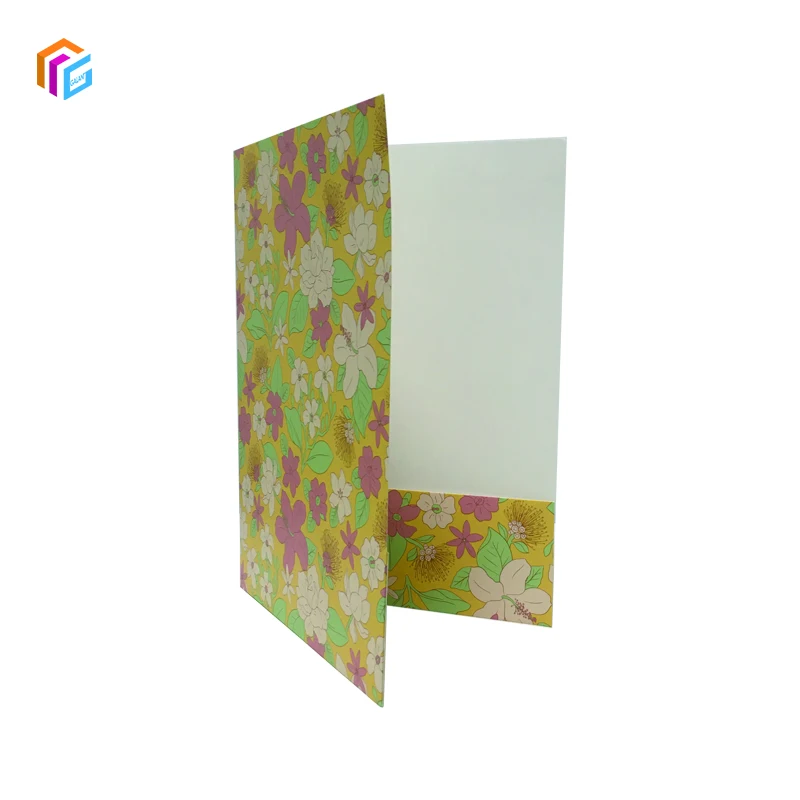 Custom Logo Design Print Document Paper Presentation Folders A4 File Folders With Pockets