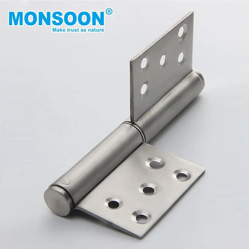 Heavy Duty Hardware Carbon Steel Iron Two Wing Door Window Flag Hinge Detachable Free Flush Concealed Flag Door Hinge