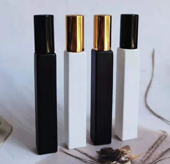 10ml High-end new perfume bottle sample press spray artifact glass empty bottle travel portable alcohol bottle