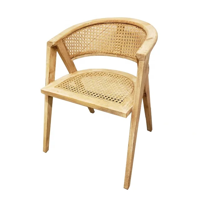 Small Order Accepted High Quality Furniture Solid Wood Rattan Dining Chair