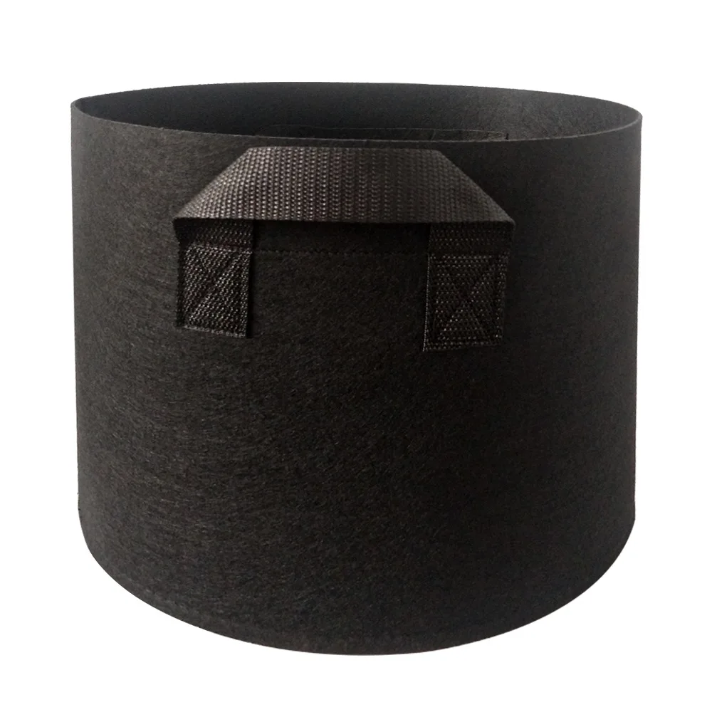 Black Thickened 10 Gallon Aeration Fabric Pots Potato Tomato Plant  Grow Bags with Dual Handles