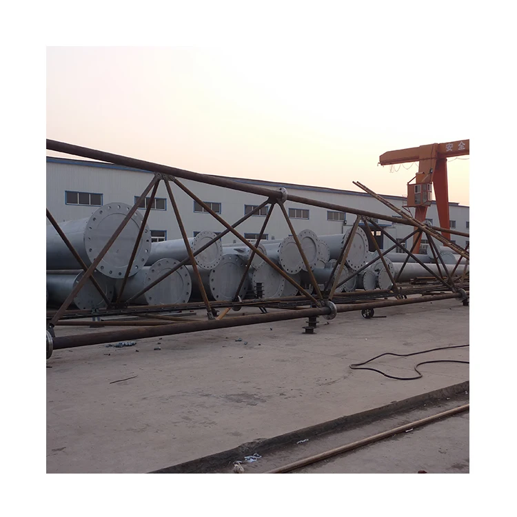 Factory Direct Price Galvanized Steel Monopole Mobile Communication Transmission Line 45m Three-Pipe Tower