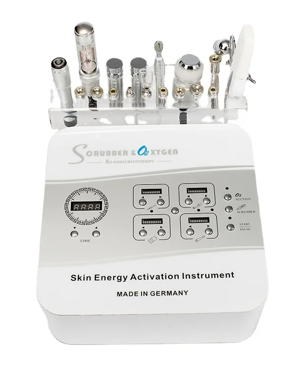 8 in 1 RF skin tightening machine oxygen no needle mesotherapy beauty machine radio frequency equipment price