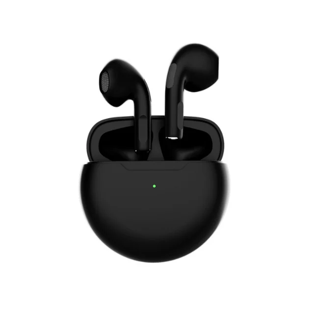 
2021new electronics pro 6 earphone wireless headphones PRO B circle charging case mini earbuds earphones 