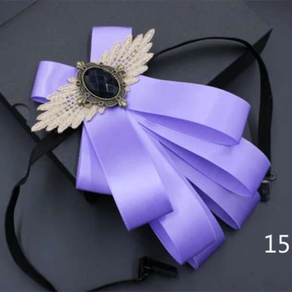 new arrival custom solid color polyester pre tied ribbon bows
