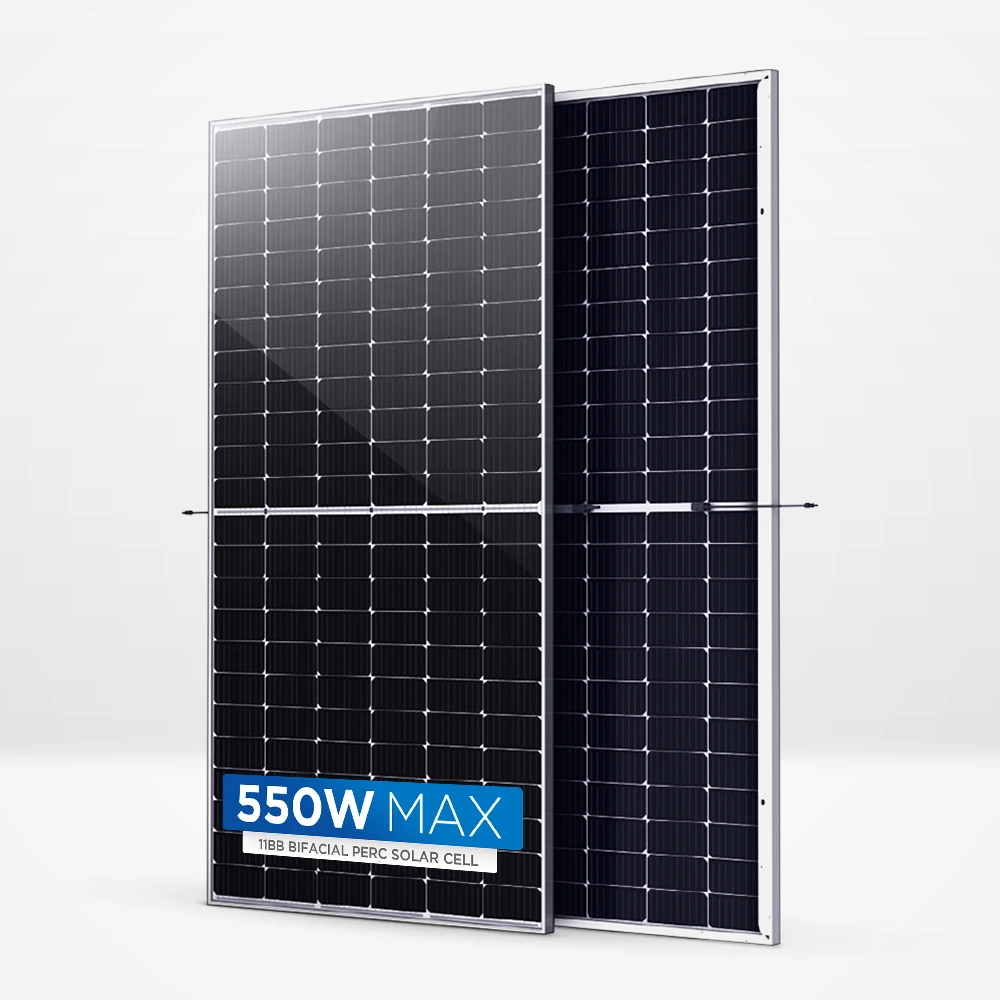 Trina Solar Vertex 550W Bifacial Dual Glass 210mm TSM-DEG19C.20 Half Cell PV Panels for Solar Energy System