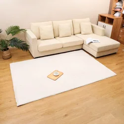 Alfombra High Quality Rabbit Fur Rug Fluffy Door Carpet Mat for Bathroom KILIM Floor Kitchen Anti-slip Adults Hotel tapis
