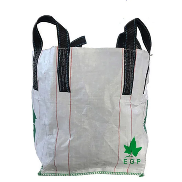 EGP Jumbo Bag Big Bags Scrap PP 500kgs 1000kgs Top Open Bottom Flat Color Printing
