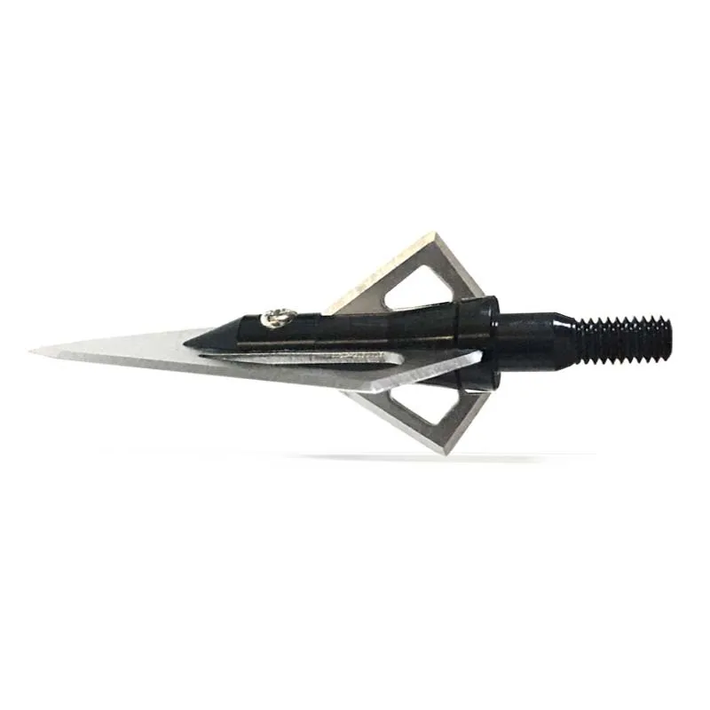 Hi Top Cabecas Largas Silver 6.5G/100gr Archery Field Points Arrow Point Mechanical Broadhead Fixed 2 Blade