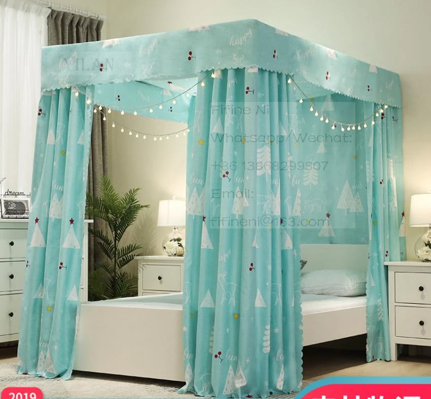2021 new style Tik Tok fashion High Quality stainless steel stands mosquito net bed easy to  install and free folding