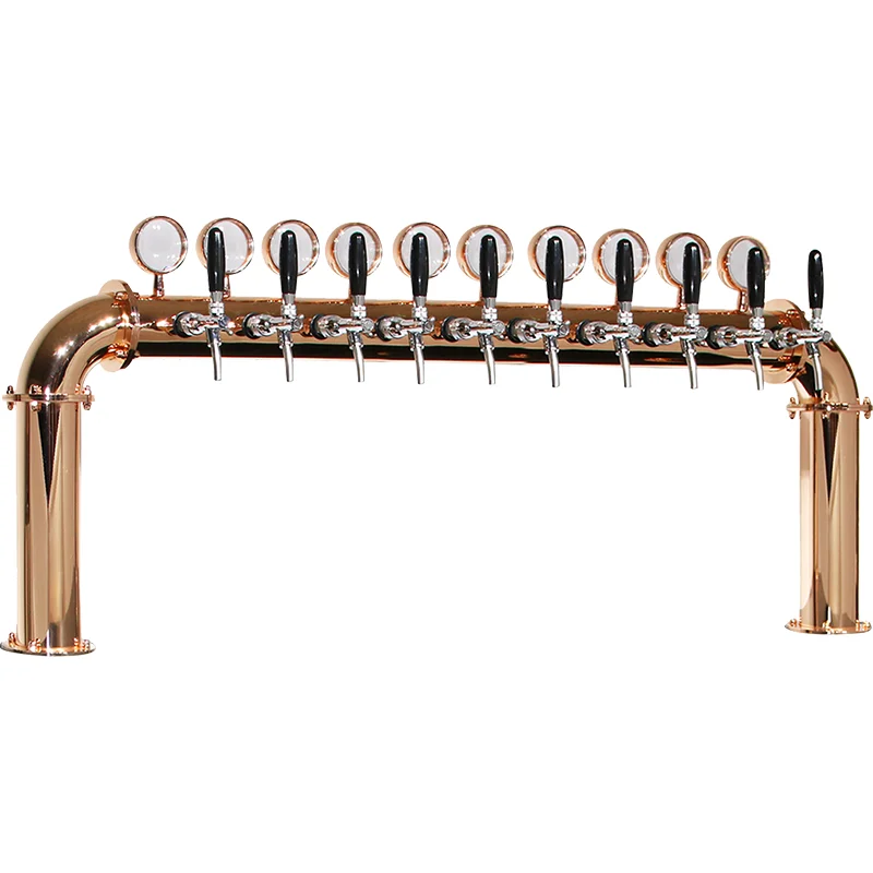 High Quality U Tower Stainless Steel 10 Tap Tower Beer Dispensing Equipment Draft Beer Tower