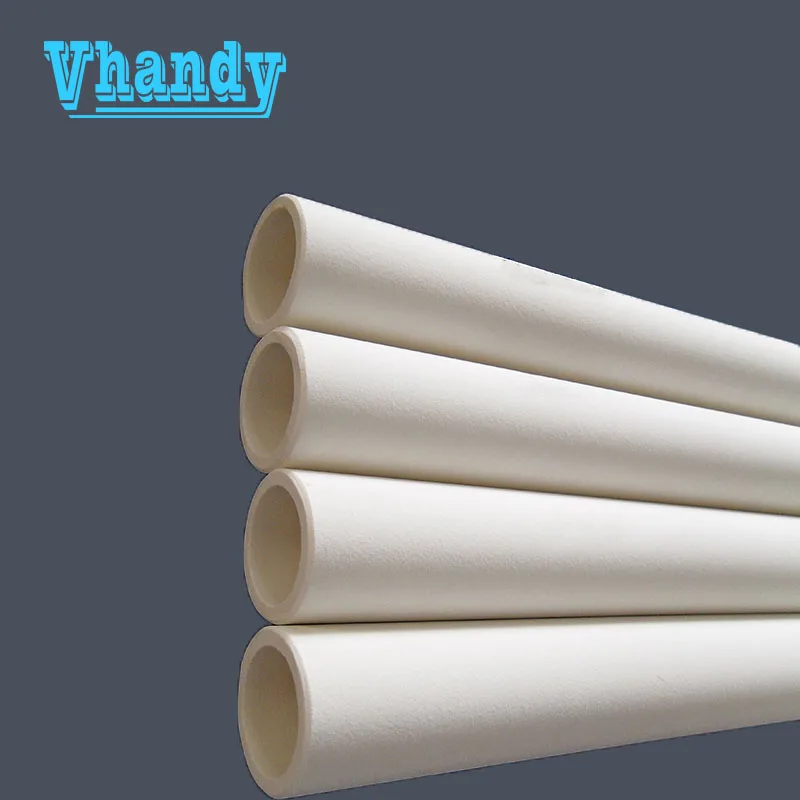 Vhandy Wear-resistant Alumina Ceramic Roller/ceramic Kiln Tube/ceramic Tube For Wall-mounted Kiln