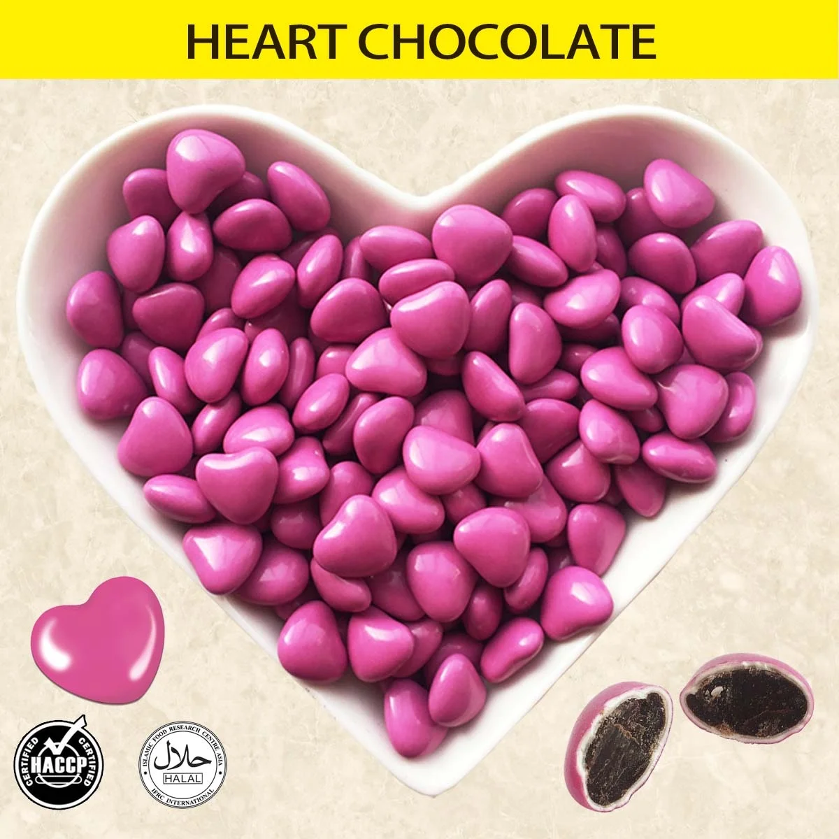 CHOCOLATE BEANS Sweet heart chocolate candy
