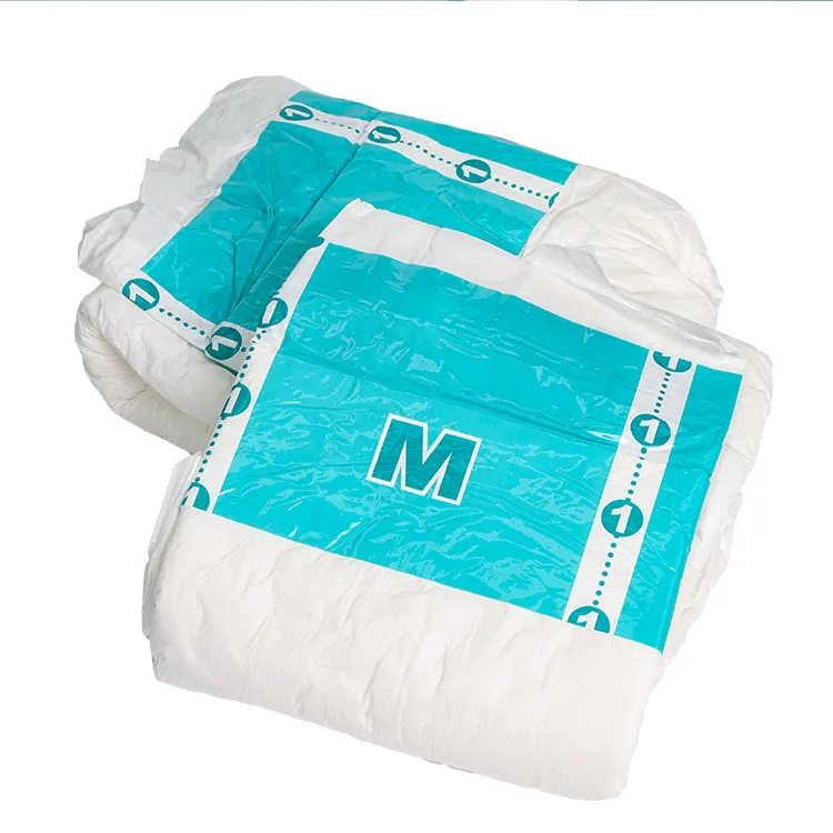 Oem Ultra Thick Incontinent Underwear Printed Adult Diapers Disposable Unisex Manufacturer Elderly Diapers Nappies For Adults