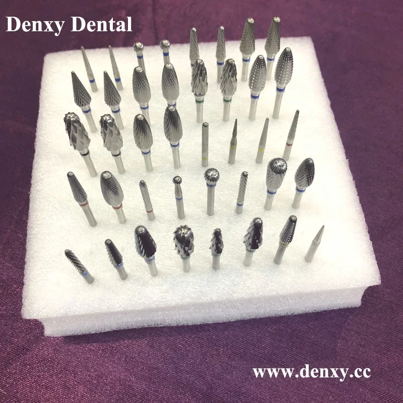 Стоматологические лабораторные боры Denxy стоматологические карбидные