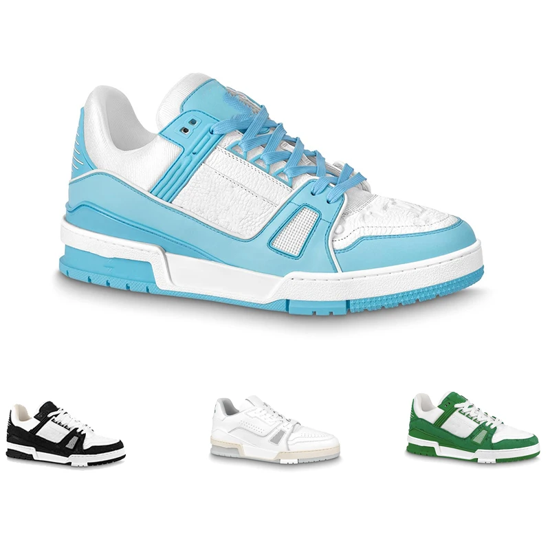 Casual Designer Luxury Shoes Black White Men Women Platform Fashion Low Top   Leather Rubber Walking Shoes Designer Trainer