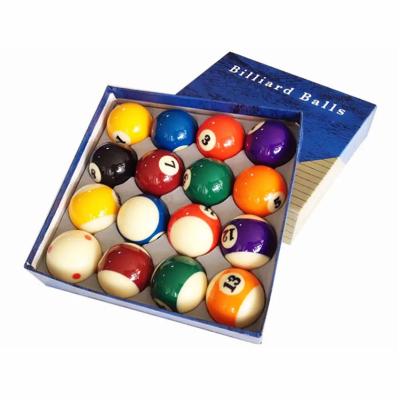 Hot Sale Resin Pool Billiards Set of 16 Balls 2-1/16" 52.5mm for Sale