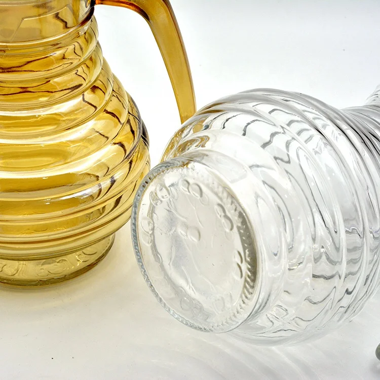 Wholesale Sustainable Home Glassware 1300ml Glass Cold Water Jug
