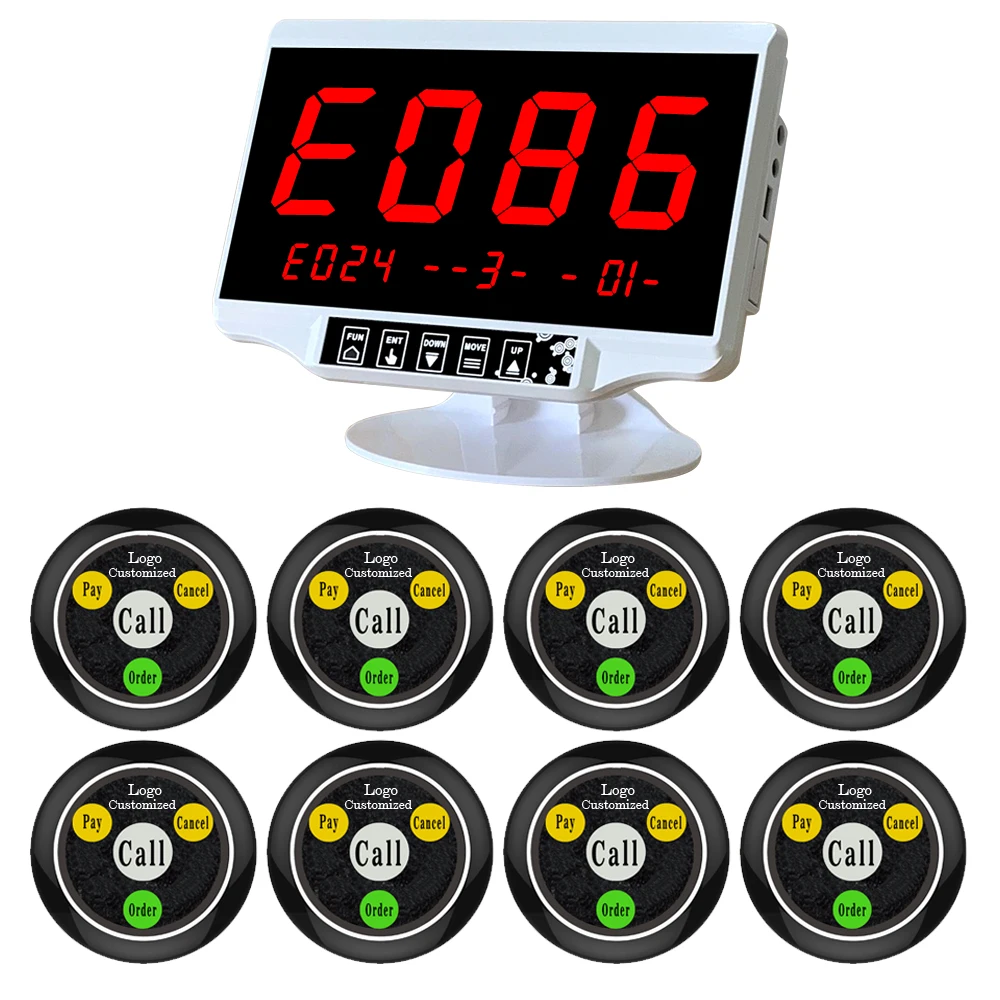 restaurant waiter call bell system cafe pager wireless
