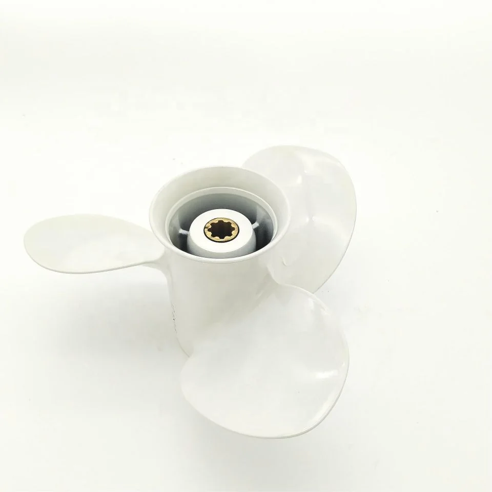 Морской Пропеллер 63V-45945-10-EL 9-1/4*9 детали подвесного мотора 9 9-20HP для Yamaha алюминиевый белый пропеллер