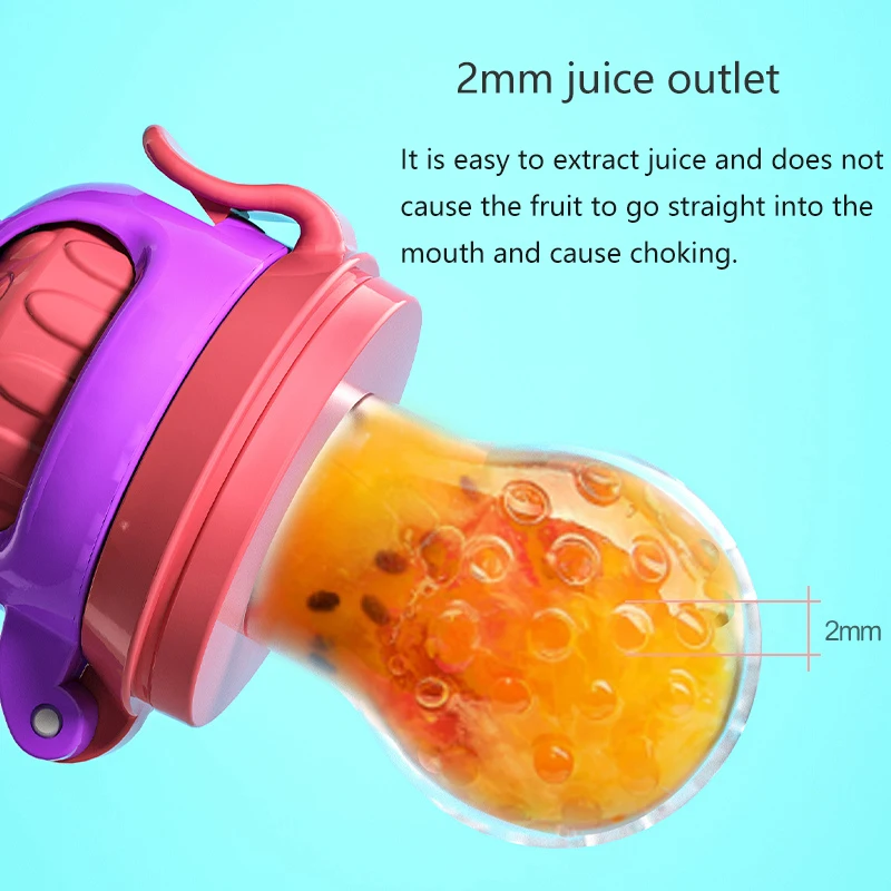 Jaybaby BPA Free  Newborn Silicone Baby Grey Fruit Feeder Pacifier Wholesale