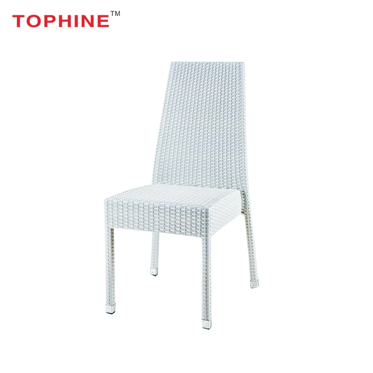 
Commercial Contract TOPHINE CHINA Furniture Wholesale Contemporary Wicker Woven White Bar Stools 