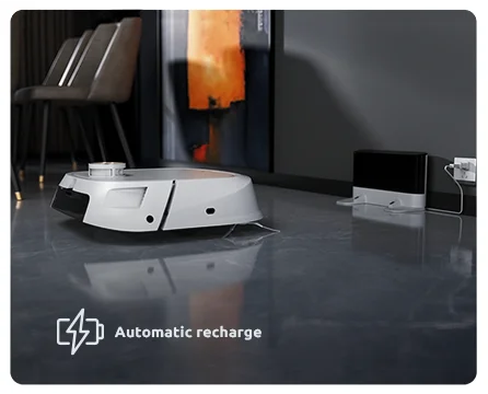 TECBOT M1 Hot sale  0.4L water tank mopping floor auto robotic wet and dry robot vacuum cleaner mop self-rinsing mop robot