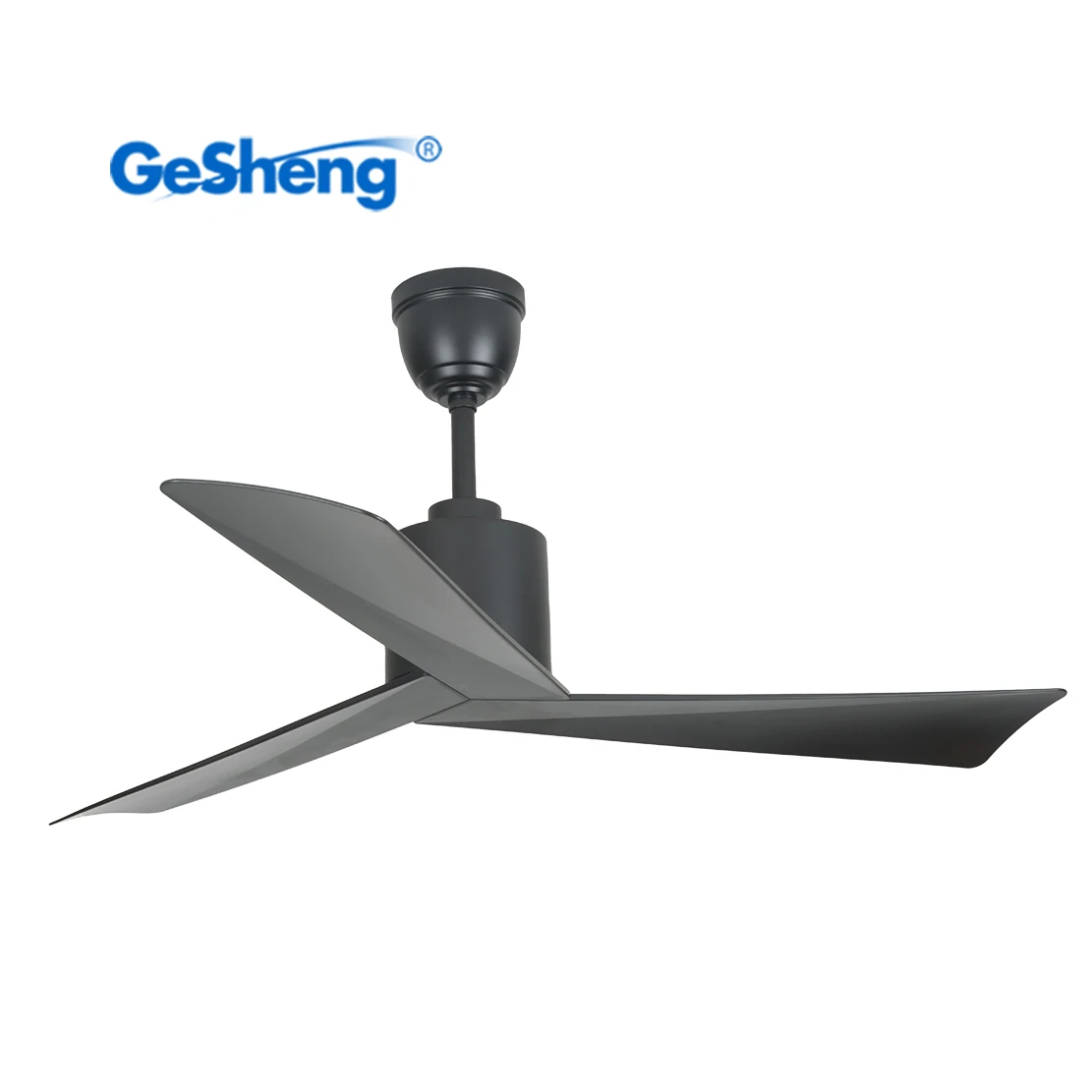 Abanico de techo modern pop design black 3 ABS blades cieling fan dc motor remote control ceiling fan