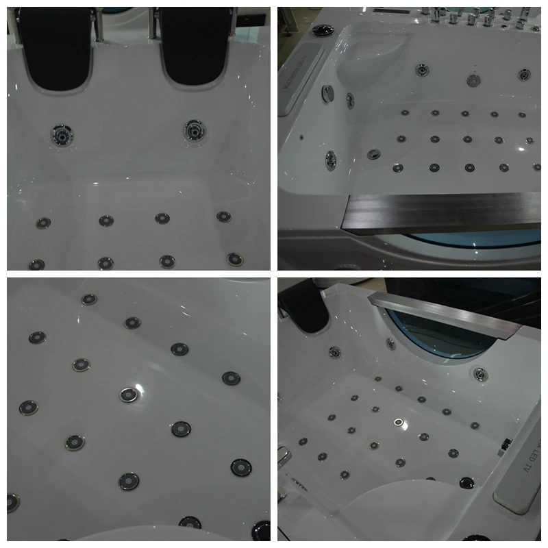 HS-B277A 2 people indoor whirlpool bathtub/ 2 person mini indoor hot tub