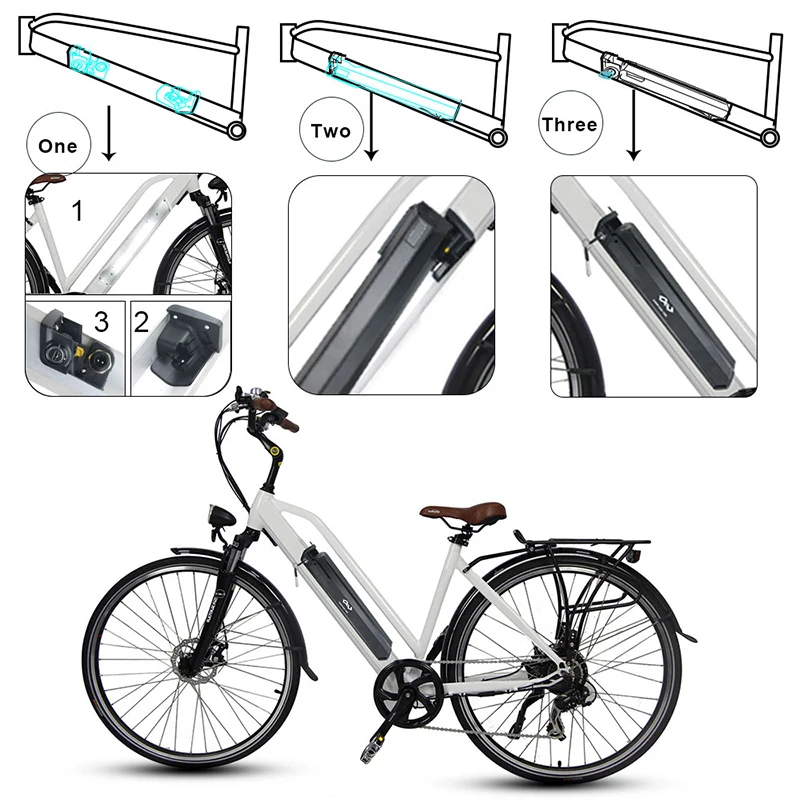 Ebike reention dorado max pro plus 440 505 скрытая в рамке батарея 36v 28ah 48v 21ah 52v