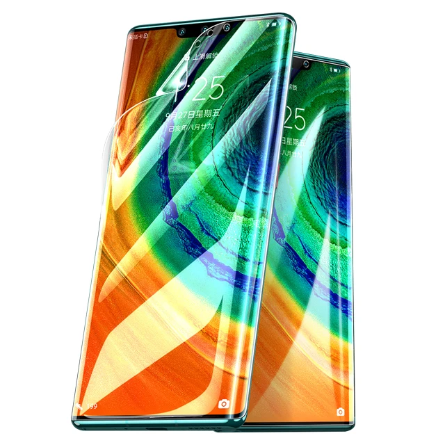 The hydrogel tpu screen protector anti scratch for mobile phone full screen film for huawei mate