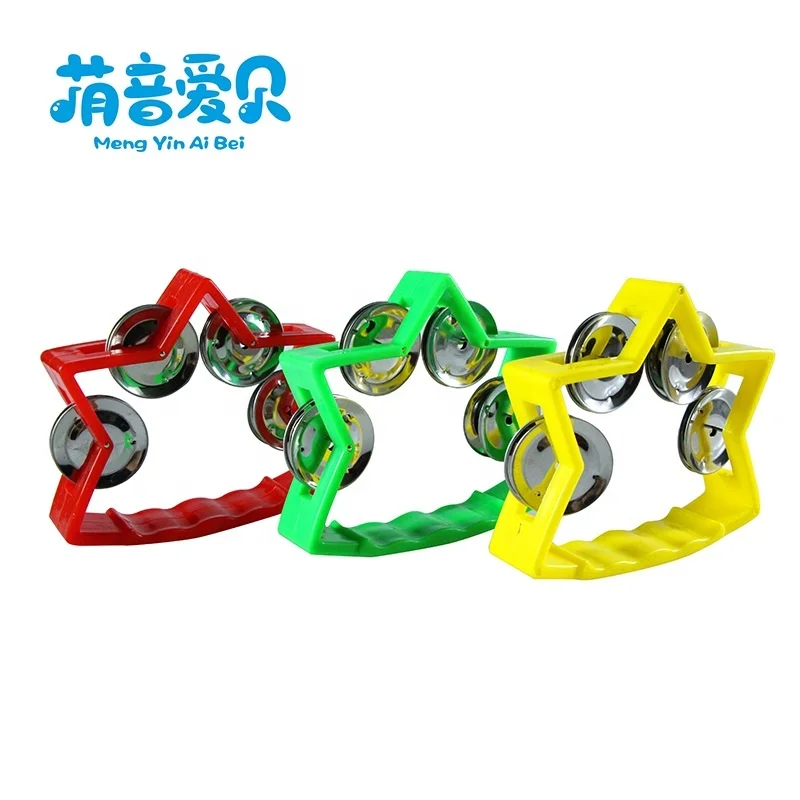
Wholesale Cheap Price Percussion Instrument mini tambourine toy 