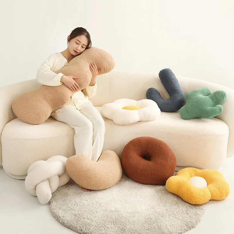 Creative Throw pillow Living room sofa pillow wavy pillow for bed