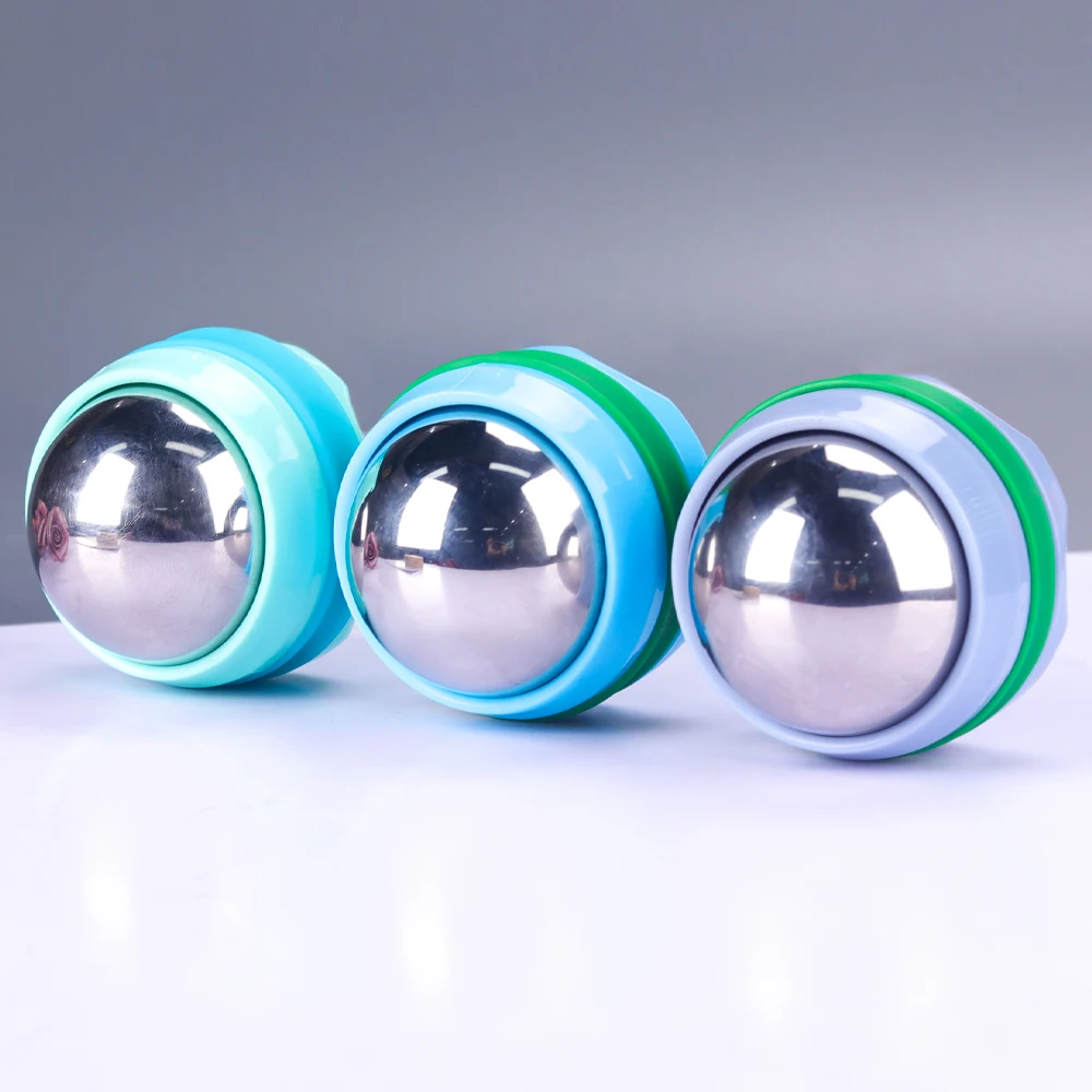 Custom brand massage ball  Cold massage ball roller ice cooling Roller Ball Facial for face relax muscle massage