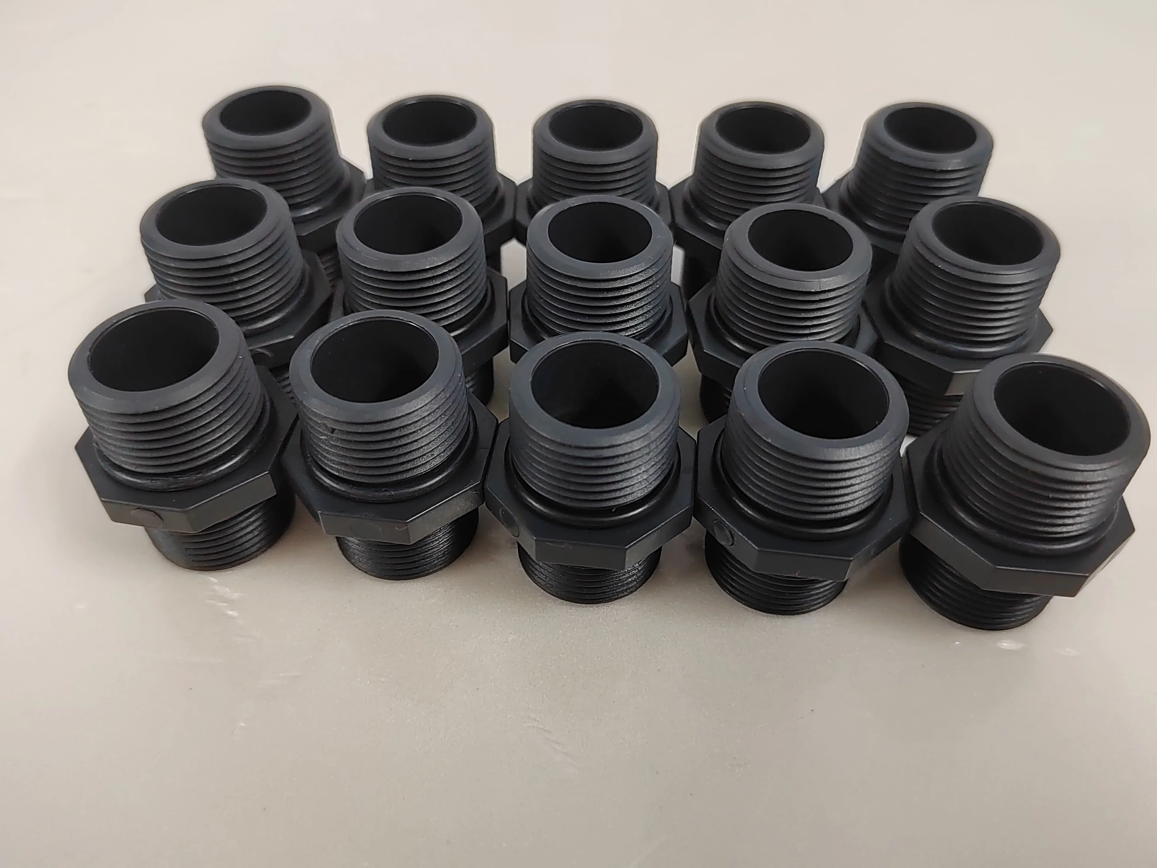 1/4-1 дюйм, двойной Внешний резьбовой адаптер из НПВХ niipple, фитинг для труб из ПВХ, пластиковая соска для воды