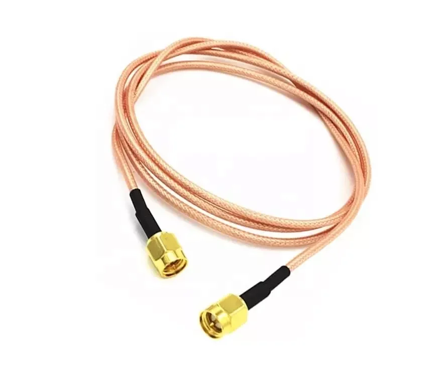 Teveik OEM High performance RF Adapter Cable Assembly RG6 S M S Coaxial Cable
