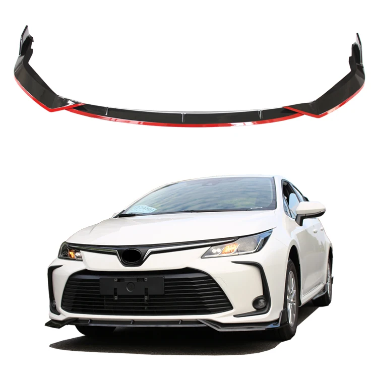 
brand new Customizable Colors Combat style Polypropylene Bumper Frontshovel For Toyota Corolla 2019-2021 Front shovel 
