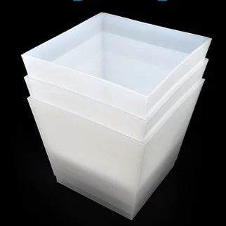 10L square shape pp LED illuminated ice bucket