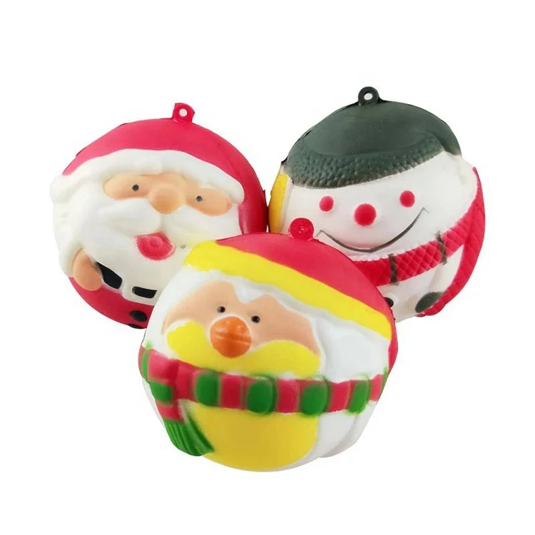 Сквиши игрушки Mochi Рождественская кавайная кошка медленно поднимающиеся животные Подарочная сумка подарок на день рождения мини-игрушка для снятия стресса