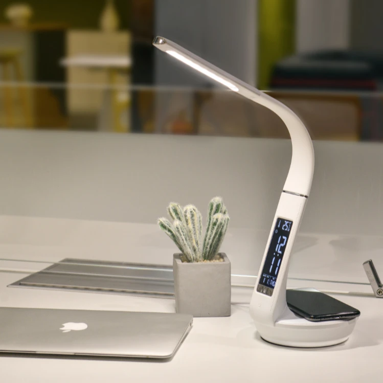 Настольная лампа-будильник