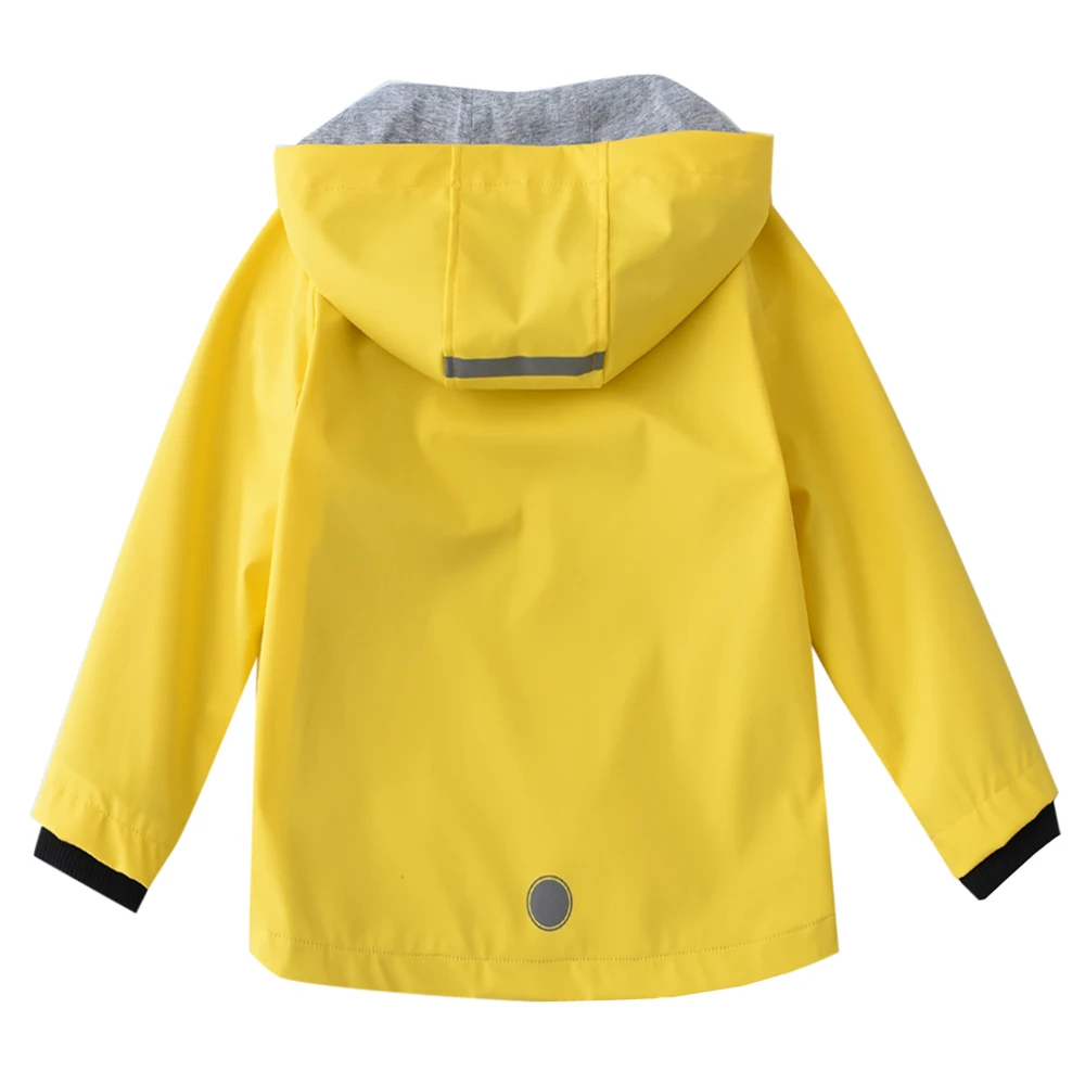 Girls Waterproof Hooded Jackets Cotton Lined Rain Jackets Children Outwear Jacket Raincoat Manufacturer