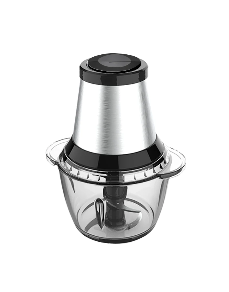 FuFu Pounding Machine vegetable mincer  2-speed S/S body 1L-2L capacity Glass bowl electric Food chopper for household