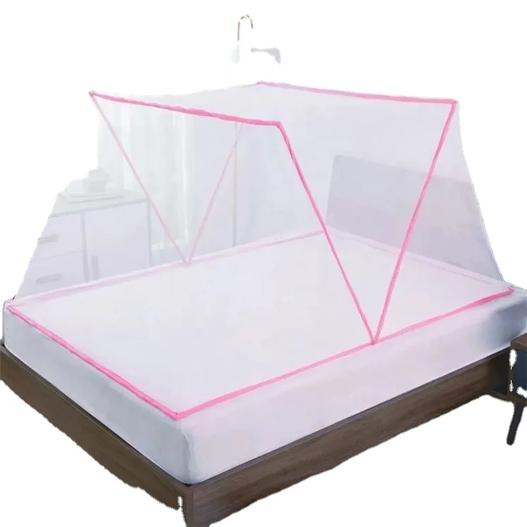 magic fiber glass  folded all size mosquito net  ,tiwn  king  size bed  net