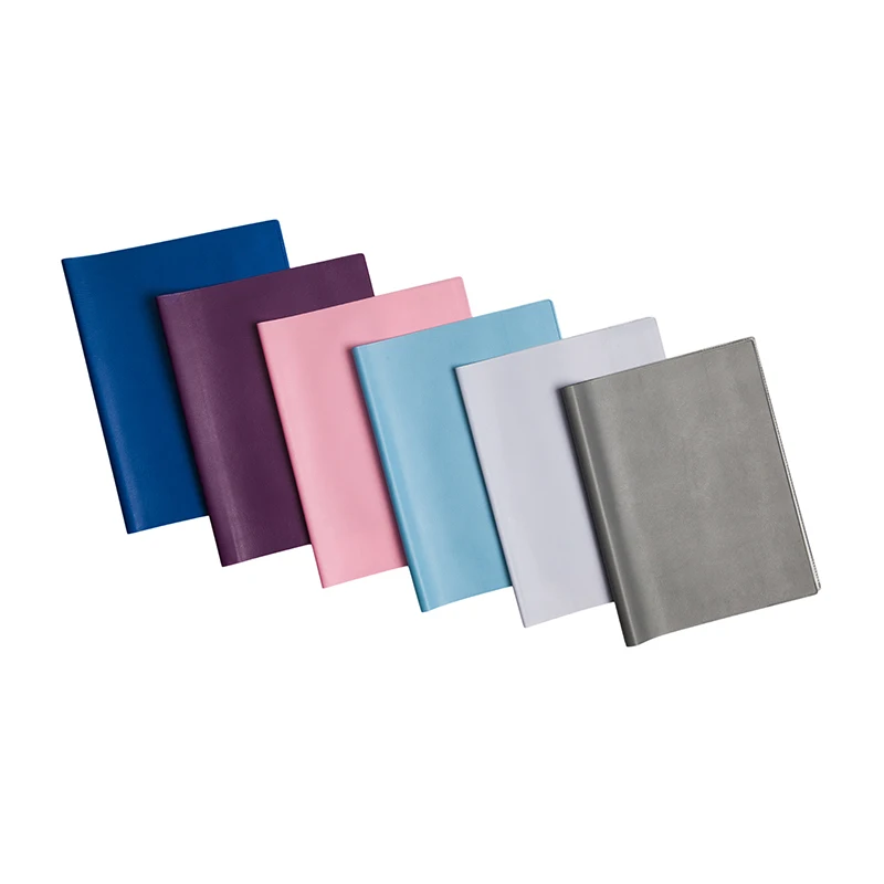 PVC Embossed Star Diamond Flower Leather Grid 2D Brushed Honeycomb Etc Plastic Book Cover