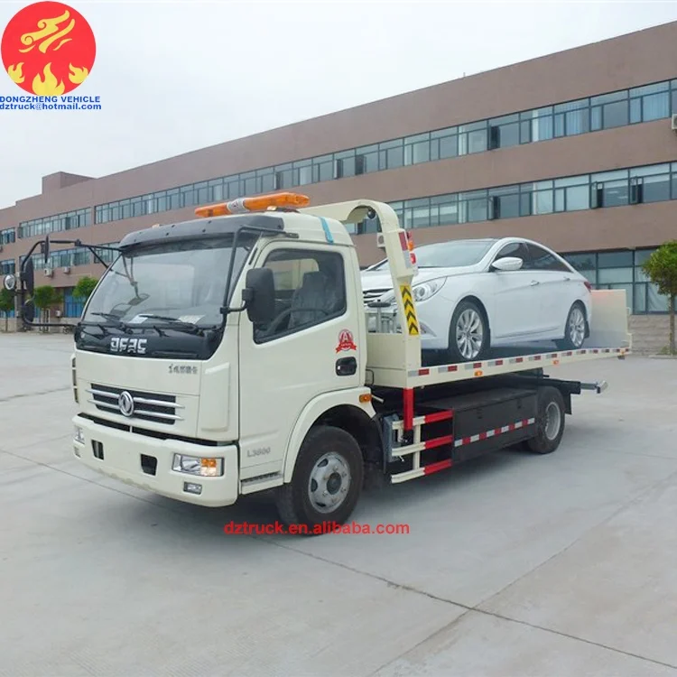 dongfeng DLK full landing wrecker truck, tow truck for sale