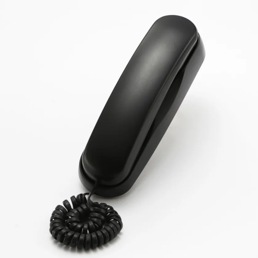 Wall mounted slim phone with waterproof and moistureproof for hotel bathroom phone